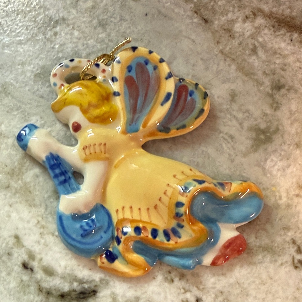 Gail Pittman Colorful Angel Ornament
